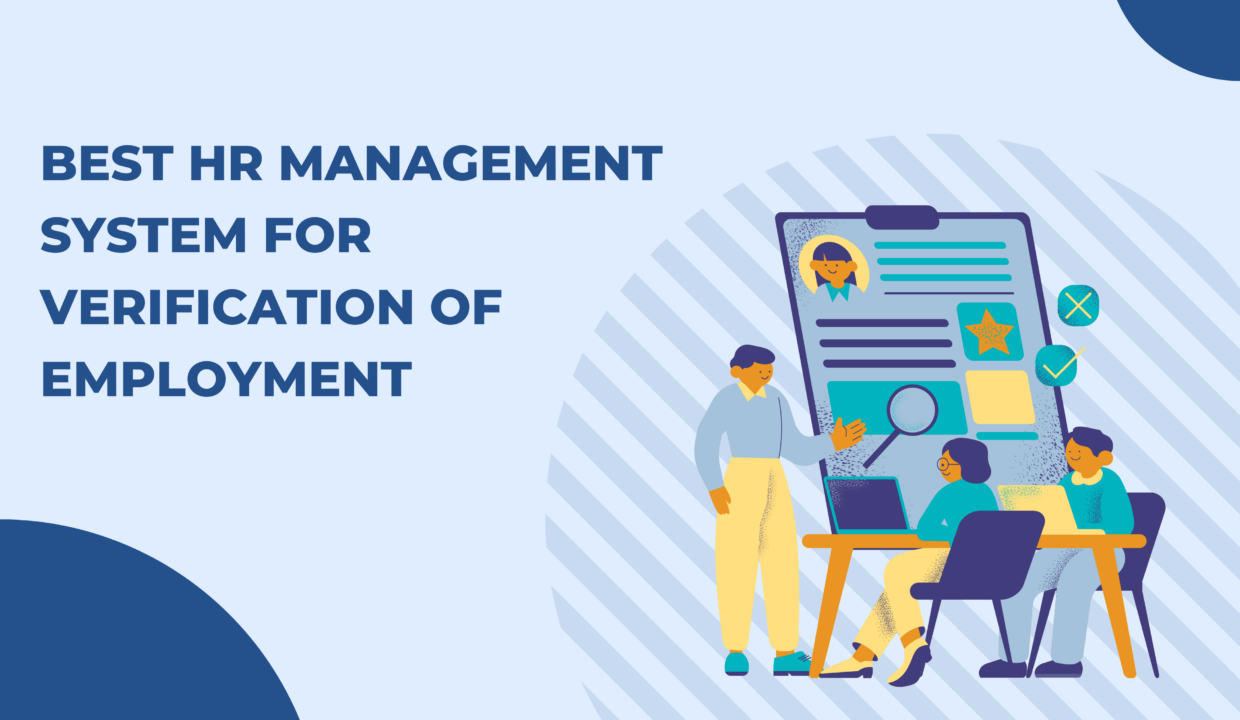 BEST HR Management System for verification of employment