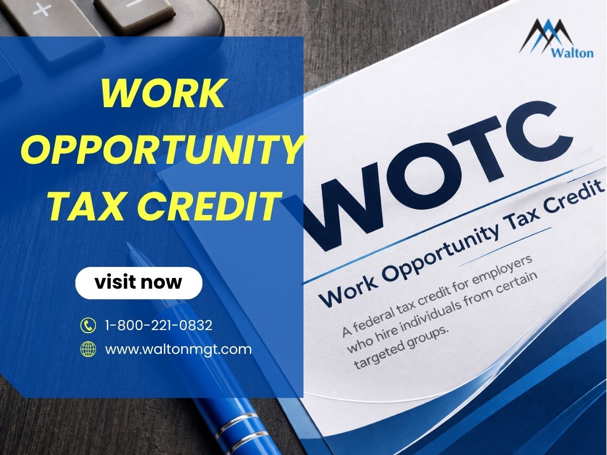 Work Opportunity Tax Credit WOTC hiring process showing employer selecting eligible employee for tax credit benefits